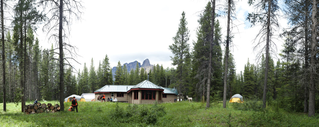 Figure 1.  Documentation from BioARTCAMP: A Rocky Mountain Adventure in Art and Biology, The Banff Centre, Banff , Canada, Jennifer Willet, July 2011. Photo Credit: Meghan Krauss