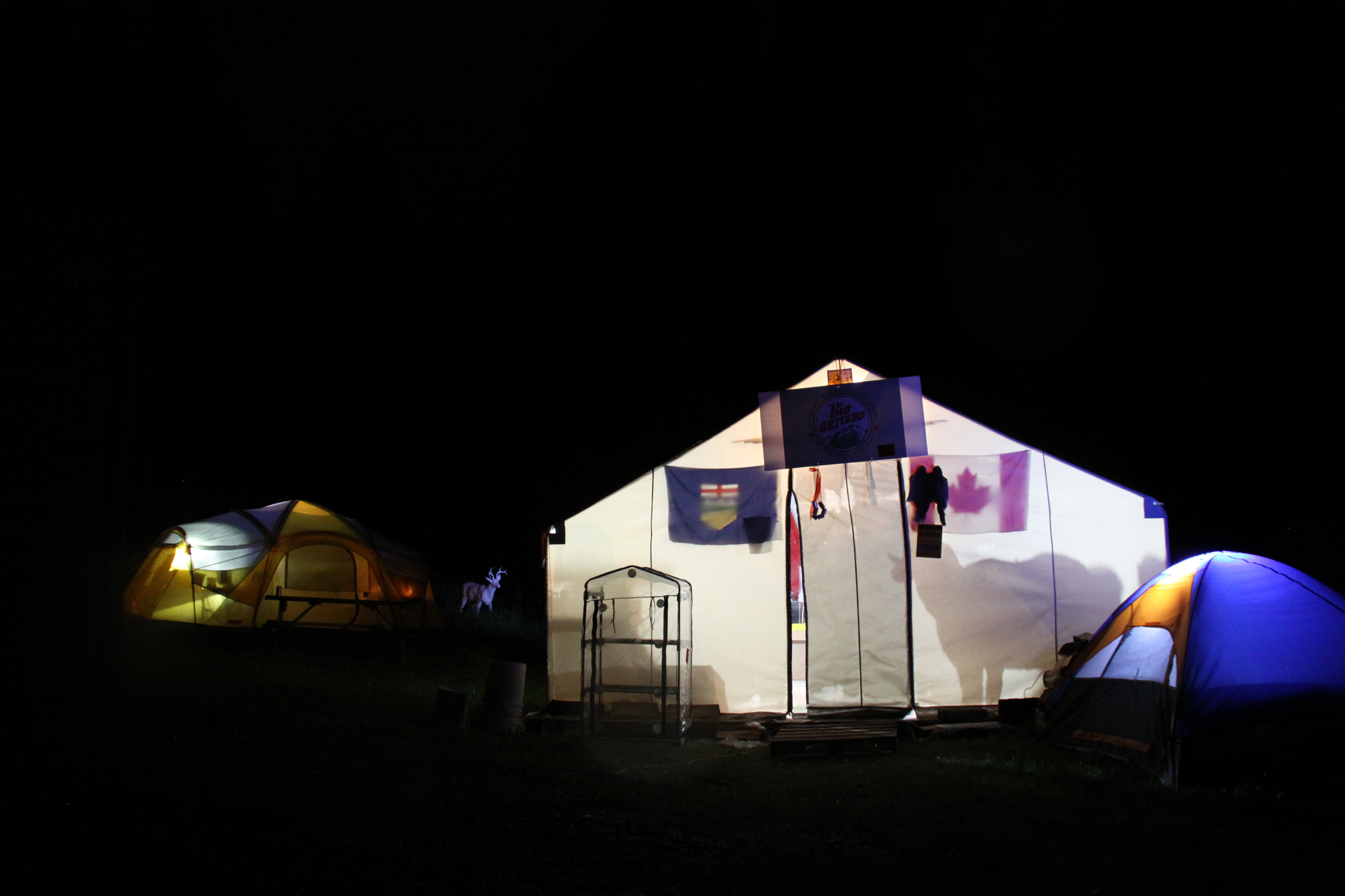 Figure 5.  Documentation from BioARTCAMP: A Rocky Mountain Adventure in Art and Biology, The Banff Centre, Banff , Canada, Jennifer Willet, July 2011