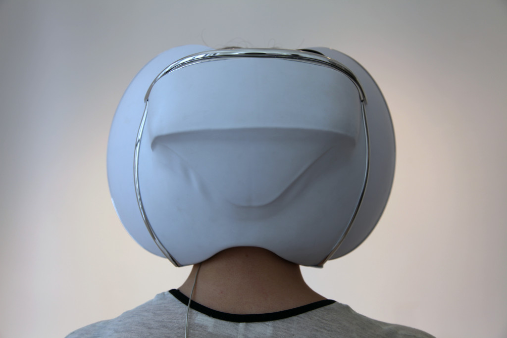 Fig. 8: Echolocation Headphones: Back View.