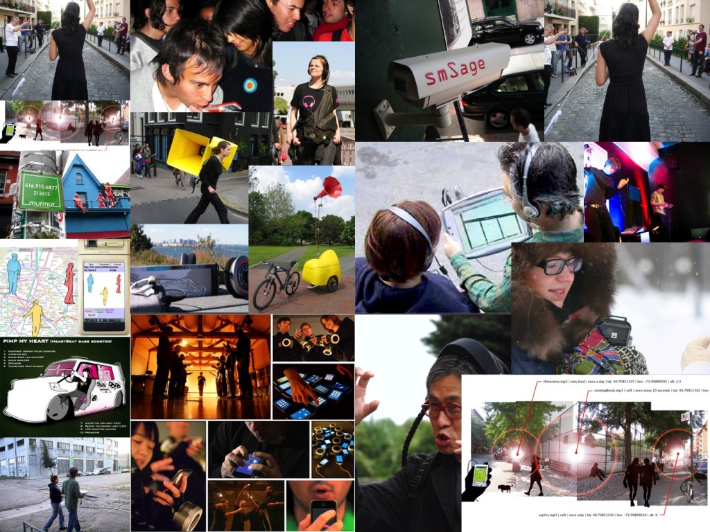 Fig. 1: A small snapshot of some visual documentation of my archive of mobile sound.