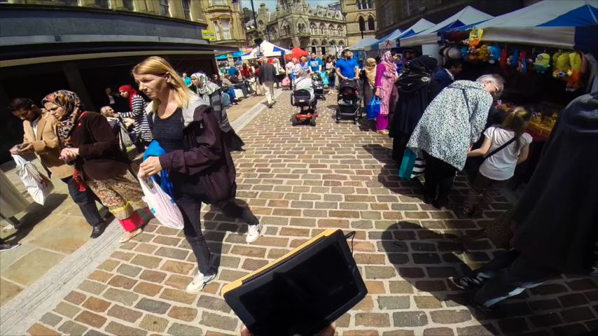 Fig. 2 Discrete Machines, Bradford Street Festival, June 2014