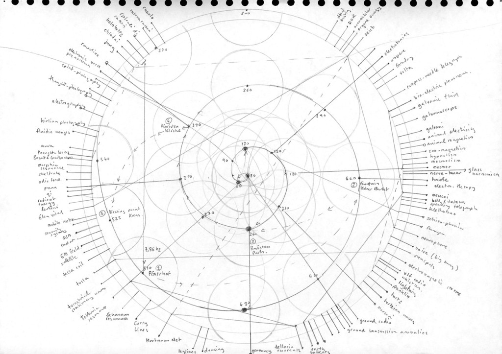 Fig. 11: Justin Bennett, Sketch for Spectral Analysis, 2012.