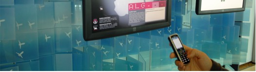 FIGURE 10: SENDING A TEXT CONTRIBUTION TO THE DISPLAY VIA TEXT MESSAGING