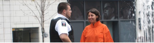 FIGURE 11: PERFORMING INTERVIEWS AT DUNDAS SQUARE, TORONTO